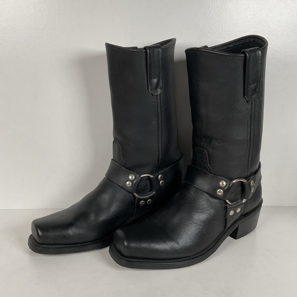 Vintage Santa Fe Harness Boots | USA Made | Men’s 9.5 D